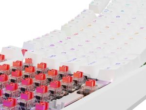 Keyboard Genesis Gaming Keyboard Thor 230 TKL US RGB Mechanical Outemu Red White Hot Swap