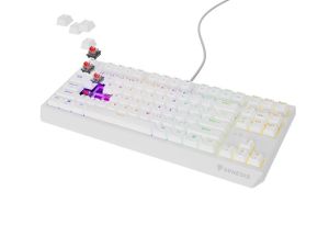 Keyboard Genesis Gaming Keyboard Thor 230 TKL US RGB Mechanical Outemu Red White Hot Swap