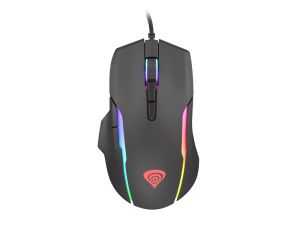 Mouse Genesis Gaming Mouse Xenon 220 6400dpi with Software Illuminated Black