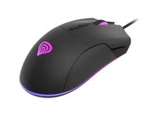 Mouse Genesis Gaming Mouse Krypton 290 6400 DPI RGB Backlit With Software Black