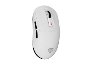 Mouse Genesis Gaming Mouse Zircon 660 Wireless 12000 DPI White