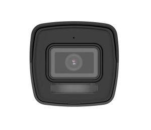 Camera HikVision 4 MP Smart Hybrid Light Fixed Bullet Network Camera, 4 mm, IR, White Light up to 30m, H.265+, IP67, built-in microphone, micro SDXC (512GB), 12Vdc/PoE 6.5W