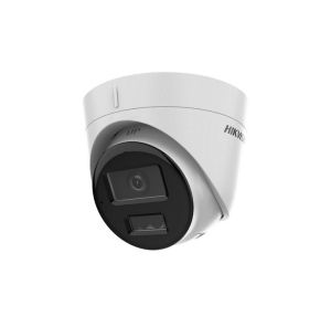 Camera HikVision 4 MP Smart Hybrid Light Fixed Turret Network Camera, 2.8mm, IR, White Light up to 30m, 120 dB WDR, H.265+, IP67, built-in microphone, 12Vdc/PoE 6.5W