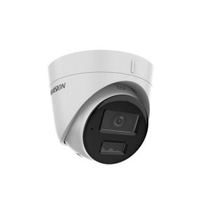 Camera HikVision 4 MP Smart Hybrid Light Fixed Turret Network Camera, 2.8mm, IR, White Light up to 30m, 120 dB WDR, H.265+, IP67, built-in microphone, 12Vdc/PoE 6.5W