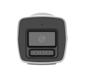Camera HikVision 4 MP ColorVu with Smart Hybrid Light Fixed Bullet Network Camera, 4 mm, F1.0, IR, White Light up to 30m, H.265+, IP67, built-in microphone, 12Vdc/PoE 7.5W