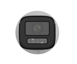 Camera HikVision 4 MP Dual Light MD 2.0 Varifocal Bullet Network Camera, 2.8 to 12 mm, F1.6, IR, White Light up to 50m, H.265+, IP67, built-in microphone, built-in memory card slot (up to 512 GB), 12Vdc/PoE 12.9W