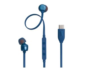 Слушалки JBL T310C BLU USB-C In-ear headphones