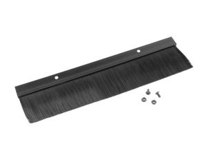 Accessory Lanberg 19" cable entry brush panel, black