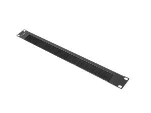 Accessory Lanberg 19" brush panel 1U AK-1103-B, black
