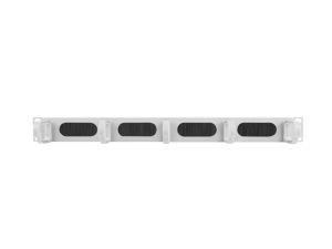 Accessory Lanberg 19" cable management AK-1203-S brush panel 5 rings- type b 1U, gray