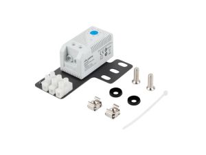 Accessory Lanberg closed-loop thermostat 10A for rack cabinets with 19" ear and terminal block, gray