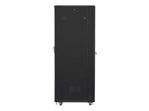 Communication cabinet Lanberg rack cabinet 19" free-standing 42U / 600x1000 self-assembly flat pack, black