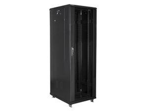 Communication cabinet Lanberg rack cabinet 19" free-standing 37U / 600x800 self-assembly flat pack, black
