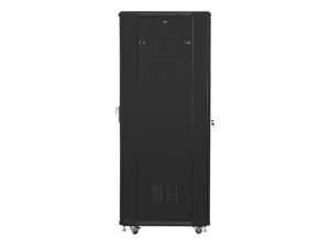 Communication cabinet Lanberg rack cabinet 19" free-standing 37U / 600x800 self-assembly flat pack, black