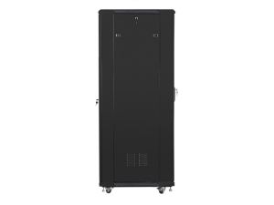 Communication cabinet Lanberg rack cabinet 19" free-standing 37U / 600x800 self-assembly flat pack, black