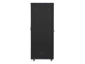 Communication cabinet Lanberg rack cabinet 19" free-standing 47U / 800x1000 self-assembly flat pack, black