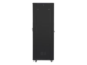Communication cabinet Lanberg rack cabinet 19" free-standing 37U / 800x800 self-assembly flat pack, black