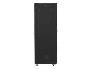 Communication cabinet Lanberg rack cabinet 19" free-standing 37U / 800x800 self-assembly flat pack, black