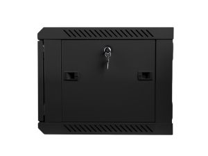 Communication cabinet Lanberg rack cabinet 19” wall-mount 6U / 600x450 for self-assembly (flat pack), black