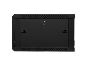 Communication cabinet Lanberg rack cabinet 19" wall-mount 6U / 600x600 for self-assembly (flat pack), black