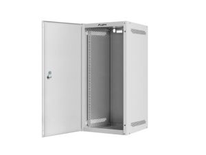 Communication cabinet Lanberg rack cabinet 10" wall-mount 12U/280x310 for self-assembly with metal door gray (flat pack)