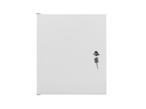 Комуникационен шкаф Lanberg rack cabinet 10" wall-mount 6U/280x310 for self-assembly with metal door grey (flat pack)