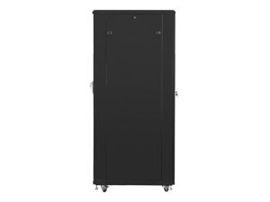 Communication cabinet Lanberg rack cabinet 19" free-standing 42U/800x1000 (flat pack) with mesh door black