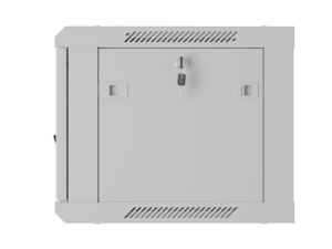 Communication cabinet Lanberg rack cabinet 19" wall-mount 6U/600x450 with perforated door gray (flat pack)