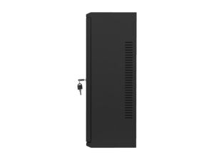 Communication cabinet Lanberg rack cabinet 19" wall-mount 6U+3u/540x200 low-profile black (assembled)