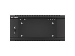 Communication cabinet Lanberg rack cabinet 19" wall-mounted 4U 600 fast assembly (flat pack) black