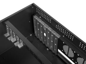 Server case Lanberg rackmount server chassis ATX 450/08 19"/4U