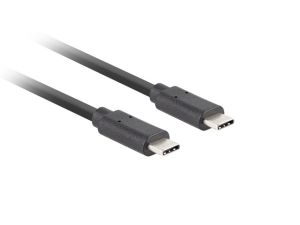 Cable Lanberg USB-C M/M 3.1 GEN 2 CABLE 1.8M 10GB/S PD100W Black