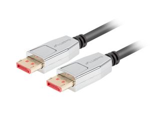 Cable Lanberg display port cable M/M 20pin V1.4 8K 60Hz 1m, black