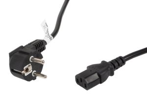 Cable Lanberg CEE 7/7 -> IEC 320 C13 power cord 5m VDE, black