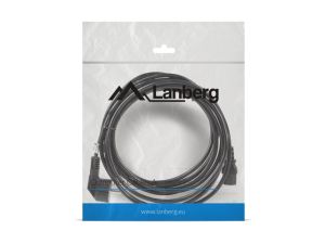 Cable Lanberg CEE 7/7 -> IEC 320 C13 power cord 5m VDE, black