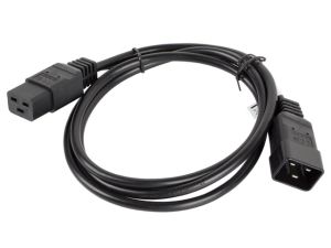 Kabel Lanberg EXTENSION CABLE IEC 320 C19 / C20 1.8m VDE, black
