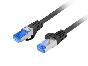 Kabel Lanberg patch cord CAT.6A FTP LSZH CCA 10m Fluke Passed, black