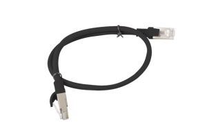 Cable Lanberg patch cord CAT.6 0.5m, black