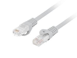 Cable Lanberg patchcord CAT.6 UTP LSZH CCA 0.5m Fluke Passed, Grey