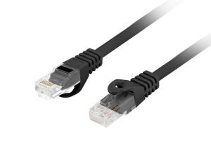 Cable Lanberg patchcord CAT.6 utp lszh cu 1m black fluke passed