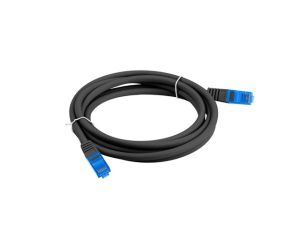 Cable Lanberg patchcord CAT.6a s/ftp lszh cca 1.5m black fluke passed