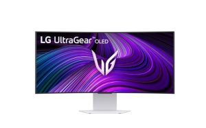 Монитор LG 34GX90SA-W, 34", OLED UltraGear 21:9 Curved Smart, IPS 0.03 ms, WQHD (3440x1440), 240Hz, HDR 10, 1500000:1, 250 cd/m2, DCI-P3 98.5%, USB 3.0, VRR, Free-sync, G-Sync, USB-C, PD 65W, HDMI, DP, PBP, Speakers, LG Switch, Height, Swivel, Tilt, White