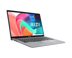 Лаптоп MSI Modern 15 F1MG, Intel Core 7 150U (10C/12T, up to 5.40 GHz, 12 MB), 15.6" FHD (1920x1080), IPS-Level, Intel Graphics 96EU 1.3 GHz, 16GB DDR4 2x8 3200MHz, 512GB PCIe Gen4x4 SSD, Intel WiFi 6E, BT v5.3, Backlit KBD White, Urban Silver, NO OS, 1.7