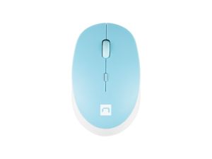Mouse Natec Mouse Harrier 2, 1600 DPI Bluetooth 5.1 White-Blue