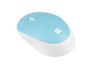 Mouse Natec Mouse Harrier 2, 1600 DPI Bluetooth 5.1 White-Blue