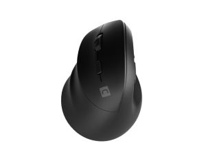Mouse Natec Vertical Mouse Crake 2 BLUETOOTH 5.2 + 2.4GHZ BLACK 2400dpi, Left handed, black