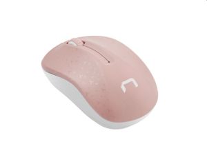 Mouse Natec Mouse Toucan Wireless 1600 DPI Optical Pink-White