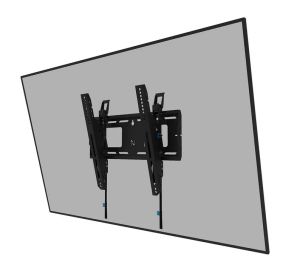 Neomounts Level-750 Wall Mount (XL, 125 kg, tiltable, tilt guard, connectable, VESA 400x400)