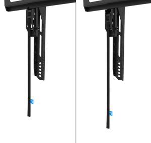 Neomounts Level-750 Wall Mount (XL, 100 kg, tiltable, tilt guard, connectable, VESA 800x600)