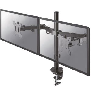 Neomounts Flat Screen Desk Mount (clamp/grommet) for 2 screens, 10"-32"